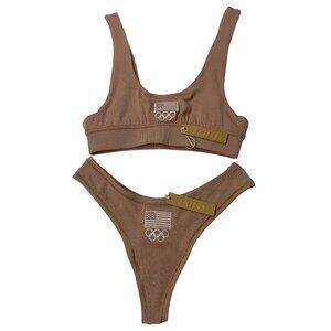 SKIMS Sleep Bralette + Soft Lounge Thong Team USA Sienna XXS